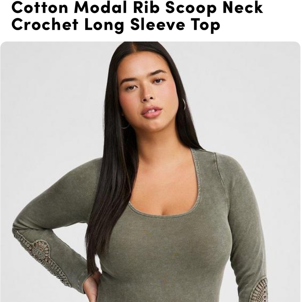 Ribbed long sleeve